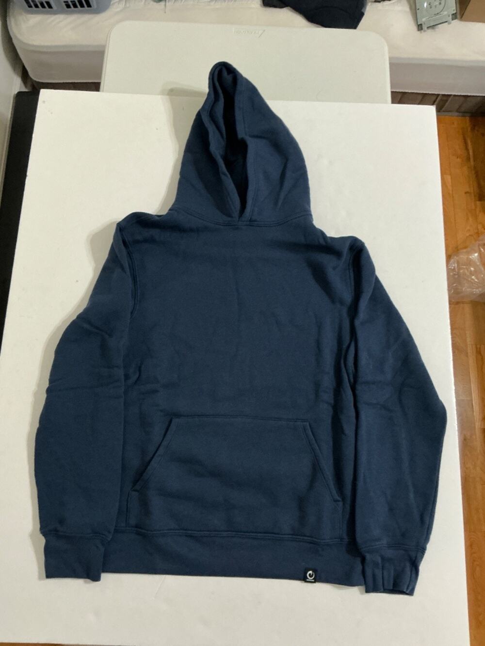 Origin USA The Kilo Lite Hoodie Mens Small Admiral Navy Pullover Made in America
